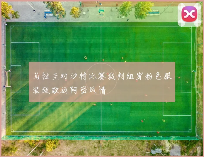 乌拉圭对沙特比赛裁判组穿粉色服装致敬迈阿密风情